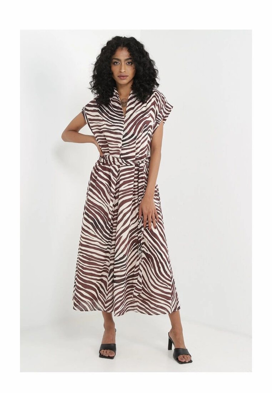 Women * | Banana Republic Tie Waist Midi Dress