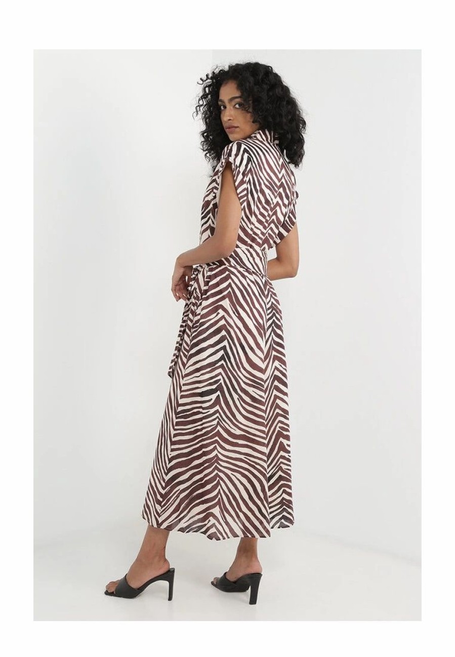 Women * | Banana Republic Tie Waist Midi Dress