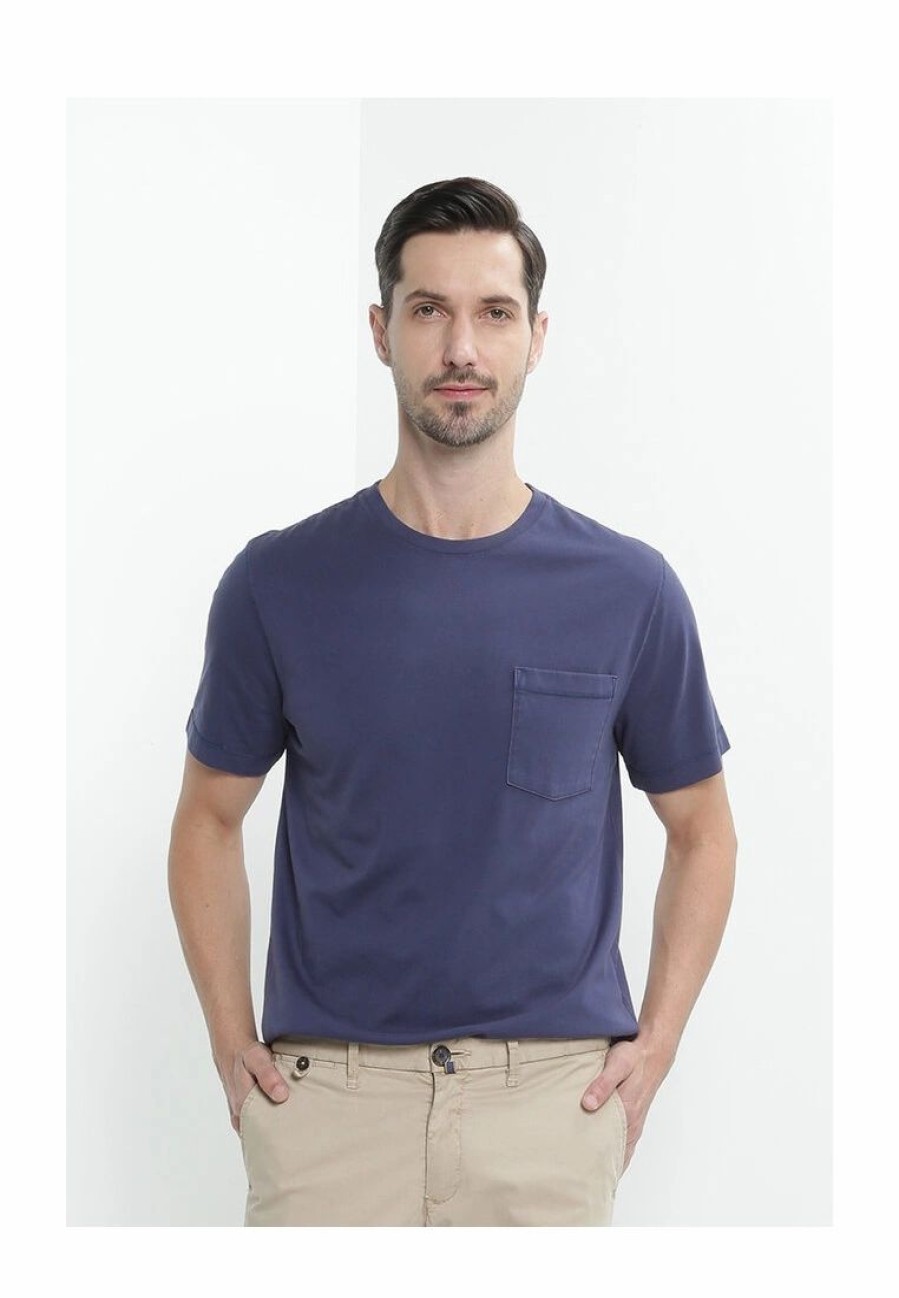 Men * | Banana Republic Authentic Garment Dye Pocket Tee