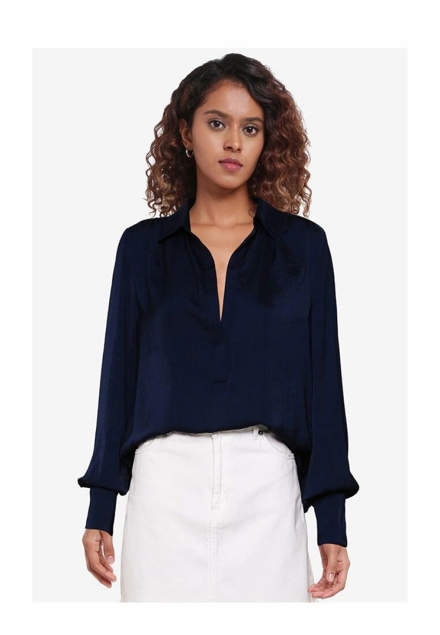 Women * | Banana Republic Collar Neck Top