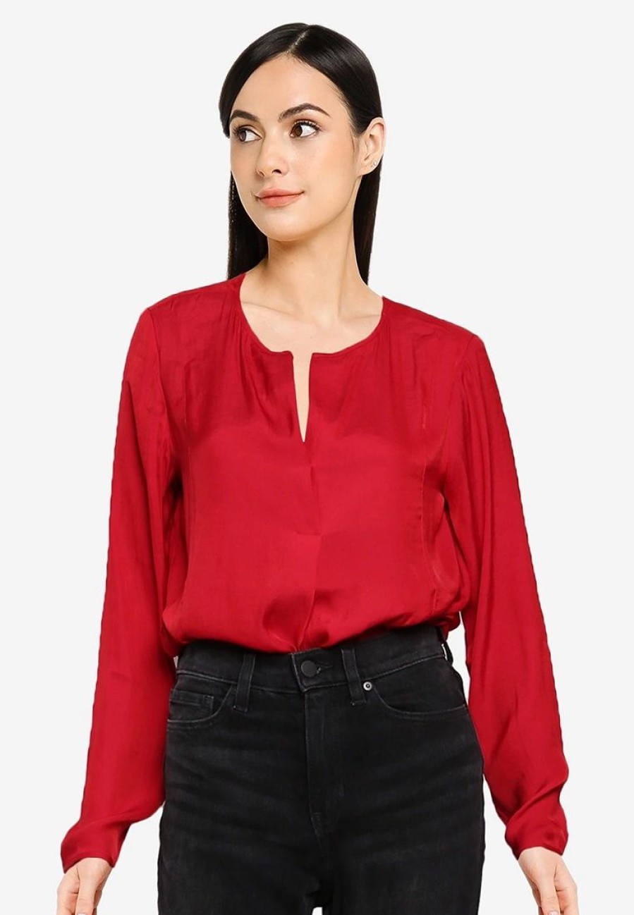 Women * | Banana Republic Essential Popover Top