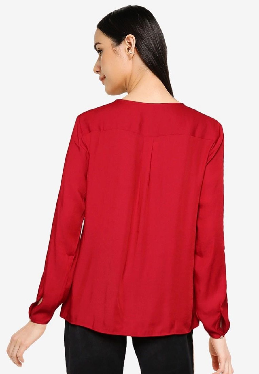 Women * | Banana Republic Essential Popover Top