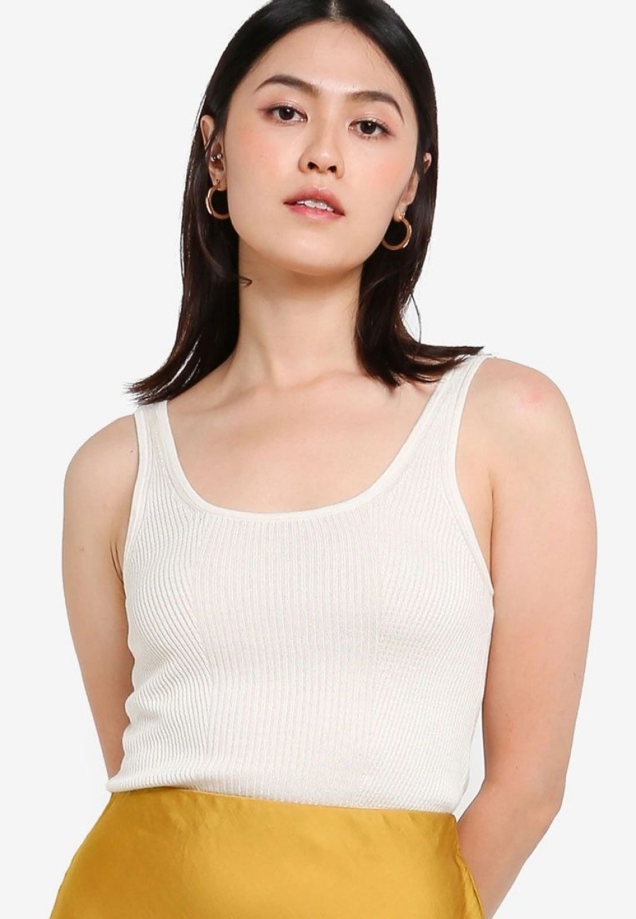 Women * | Banana Republic Ribbed Tank Top