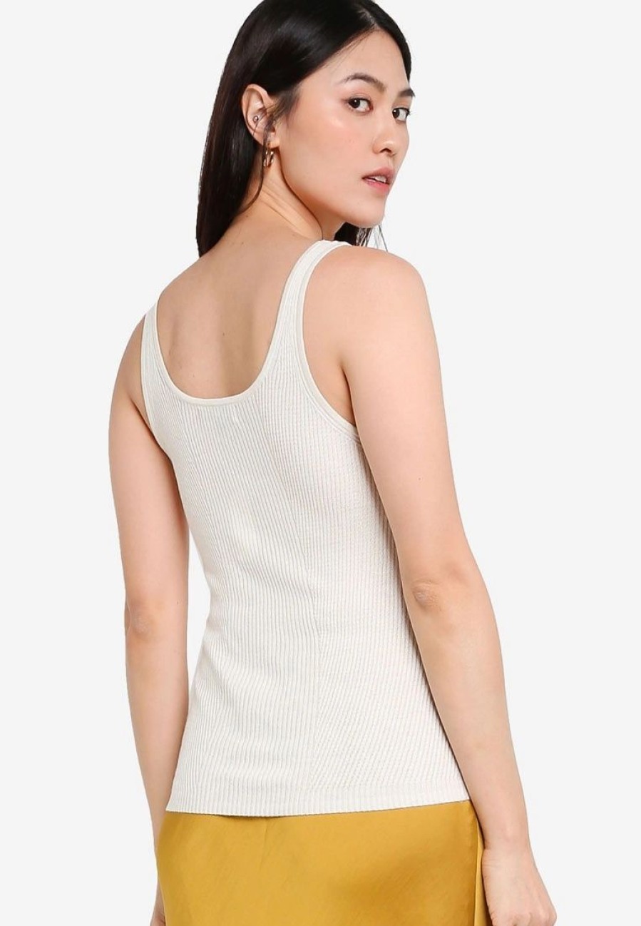 Women * | Banana Republic Ribbed Tank Top