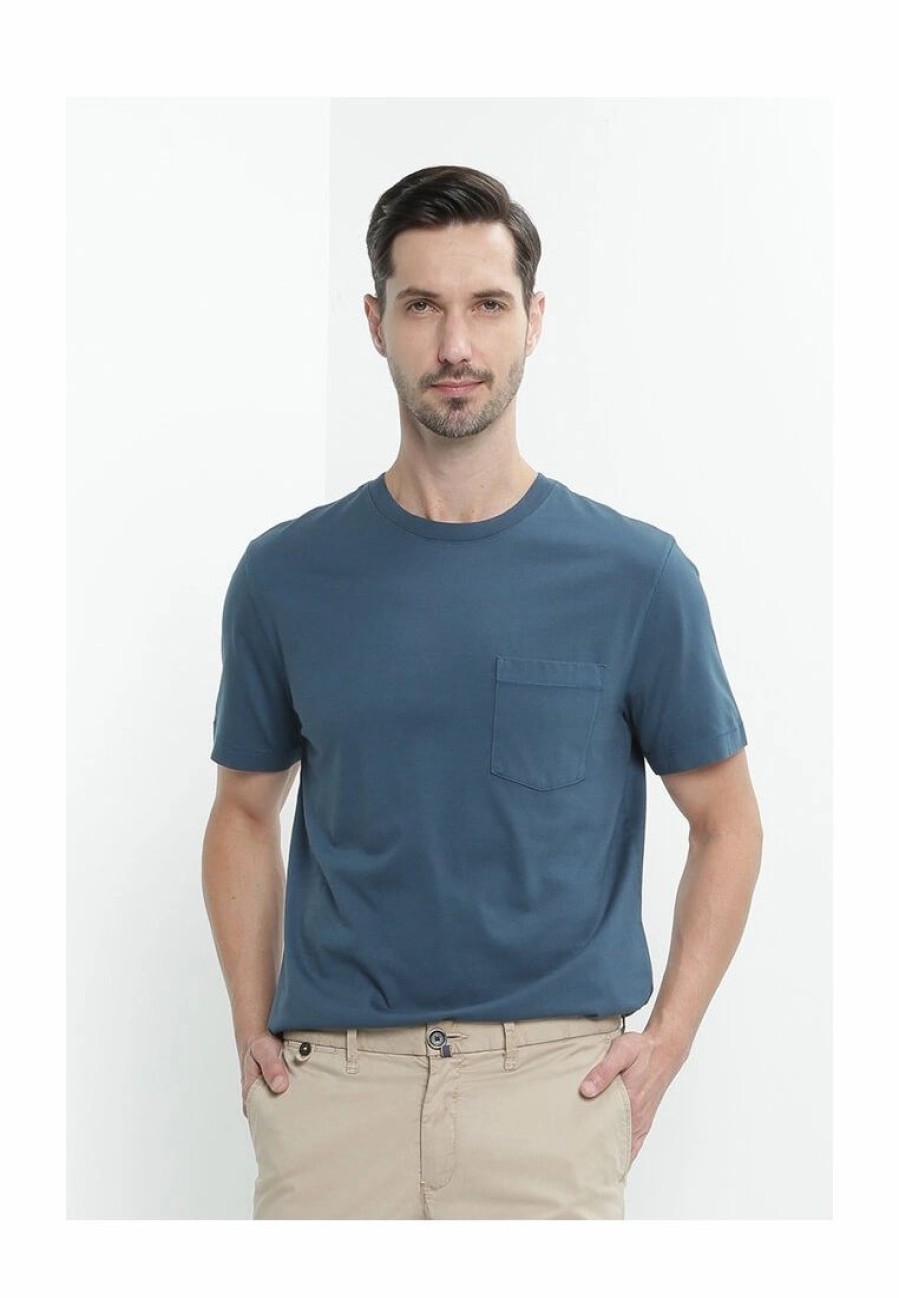 Men * | Banana Republic July Authentic Garment Dye Pocket Crew T-Shirt