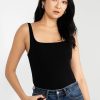 Women * | Banana Republic Ribbed Square Neck Tank Top