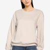 Women * | Banana Republic Ls Interlock Seamed Crew