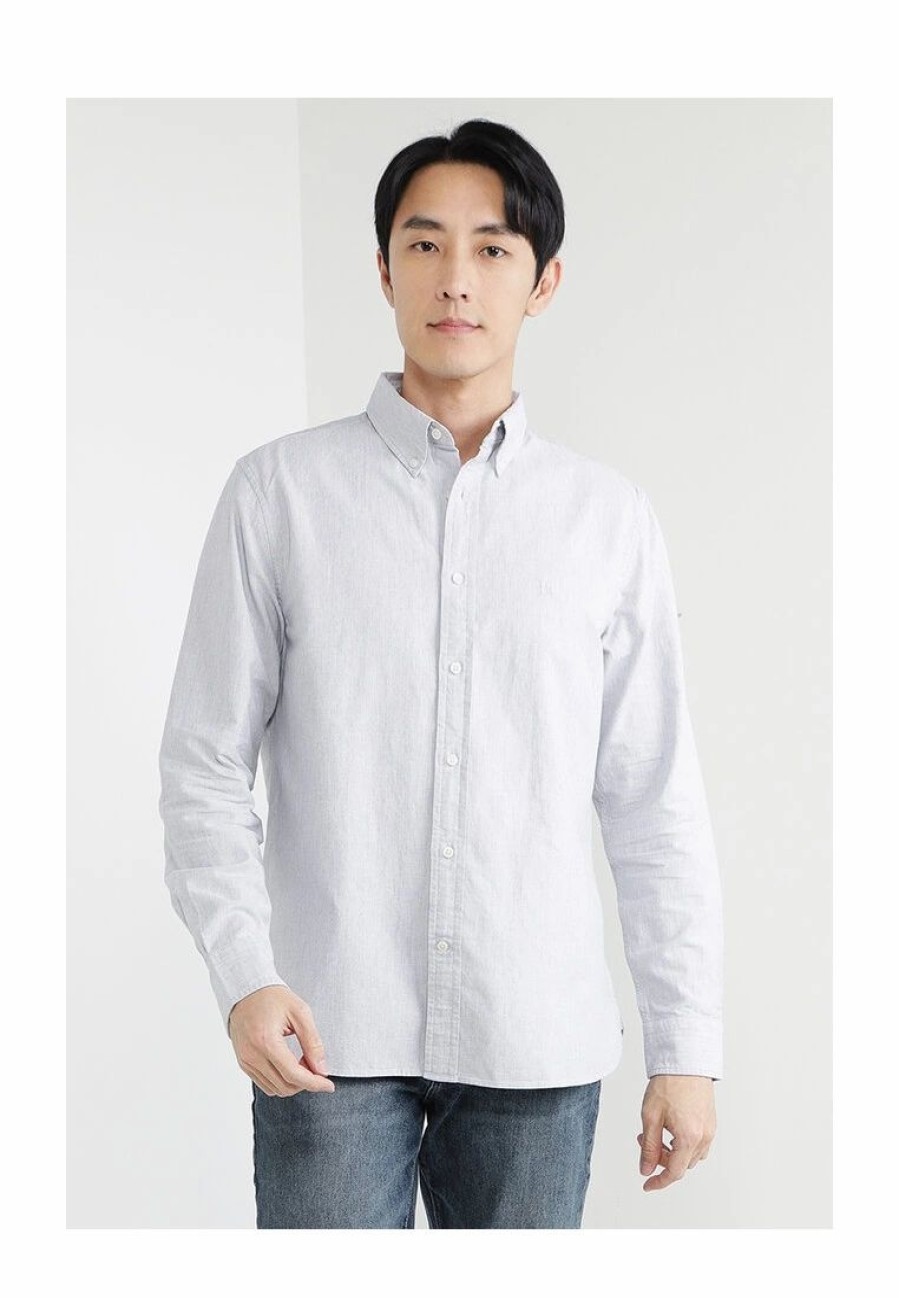 Men * | Banana Republic Logo Oxford Shirt