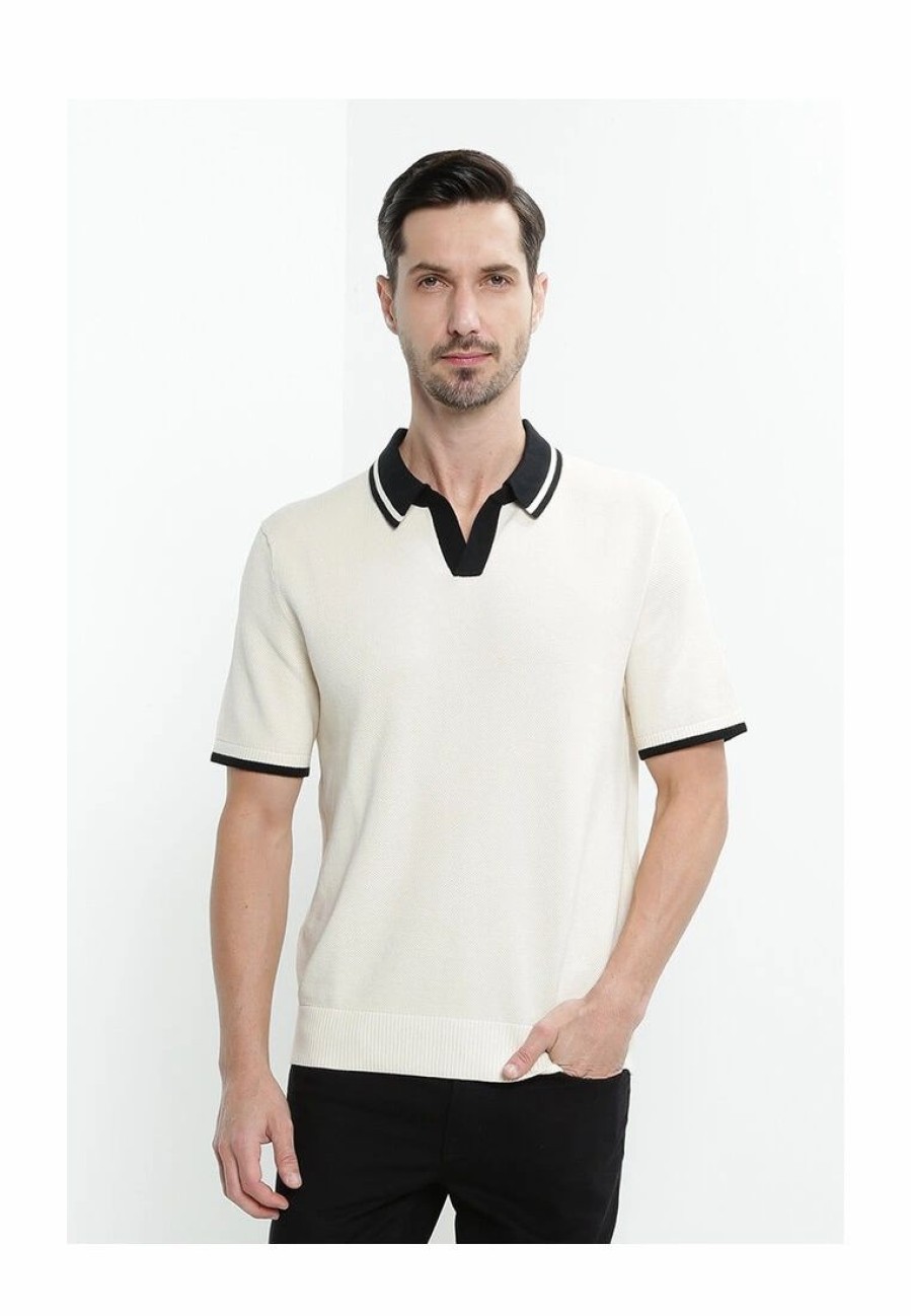 Men * | Banana Republic Pique Sweater Polo Shirt