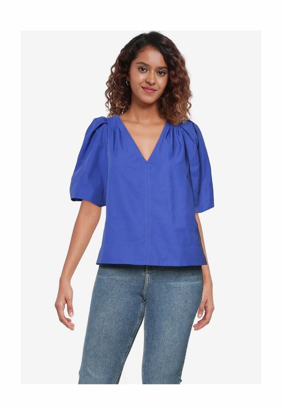 Women * | Banana Republic Architectural Puff Sleeve Top