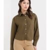 Women * | Banana Republic Poplin Shirt