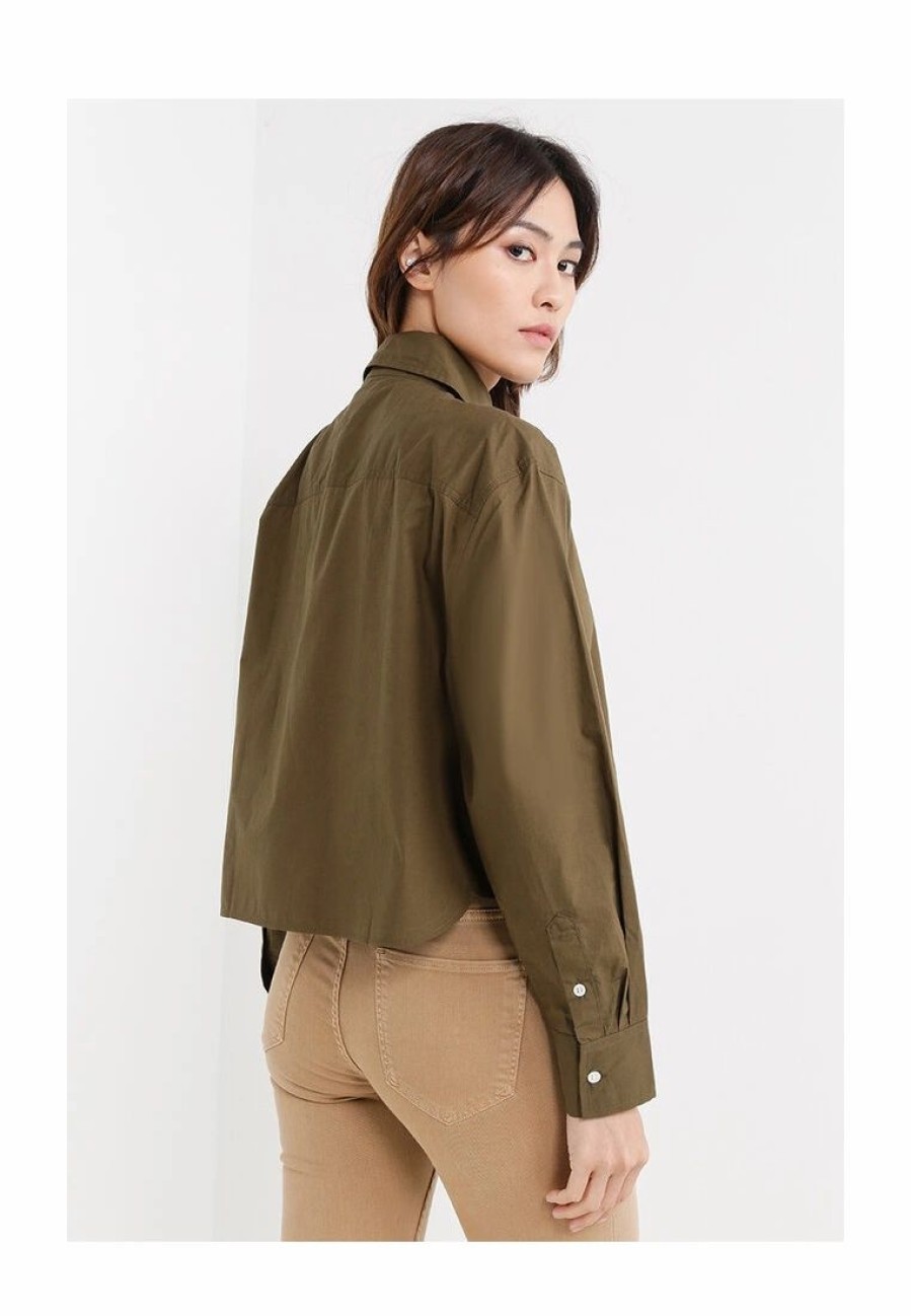 Women * | Banana Republic Poplin Shirt