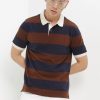 Men * | Banana Republic Rugby Stripe Pique Polo Shirt