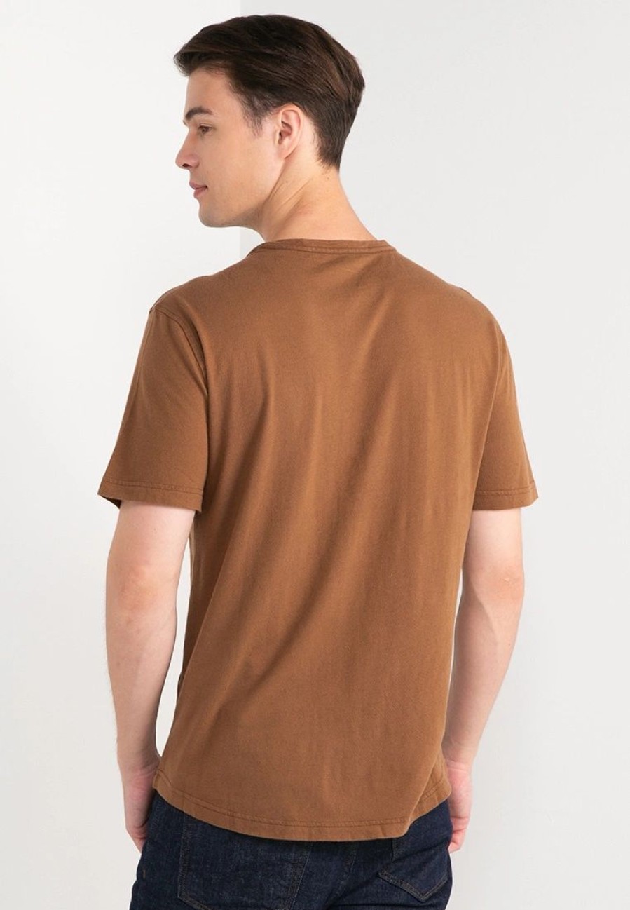 Men * | Banana Republic Organic Soft Wash Curved Hem T-Shirt