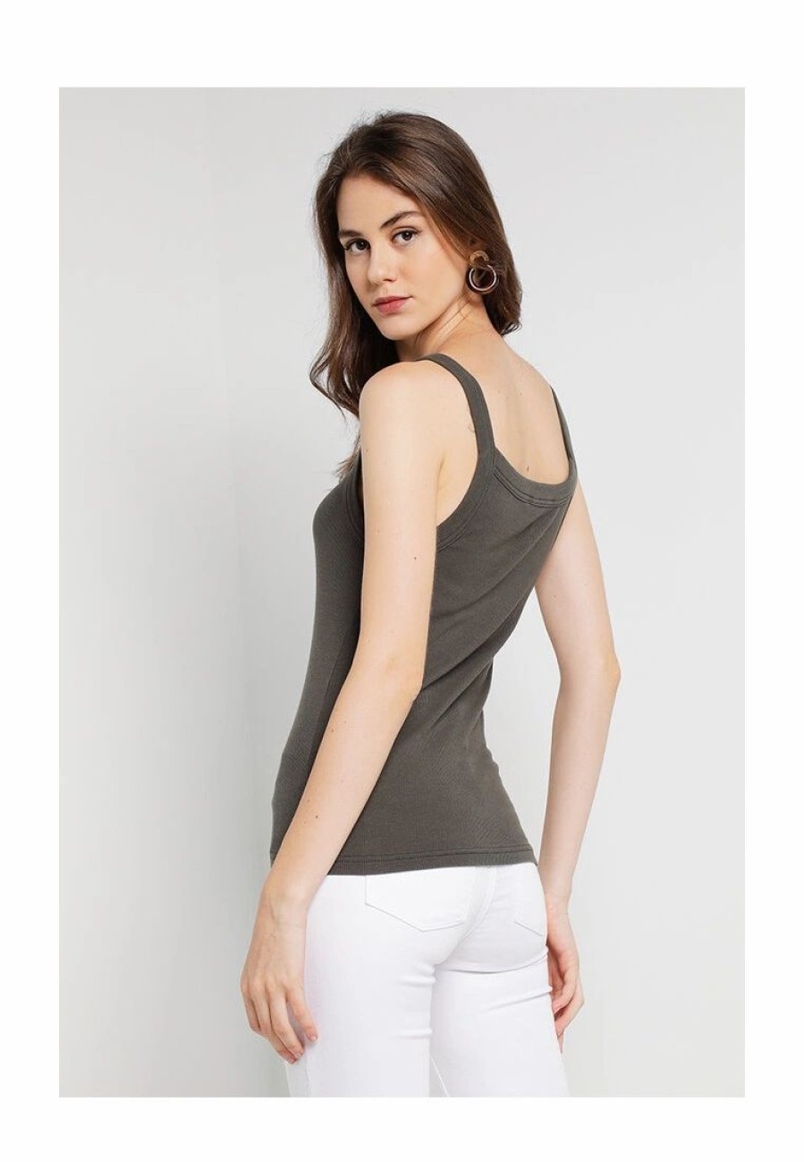 Women * | Banana Republic Sl Cotton Rib 90S Tank Top