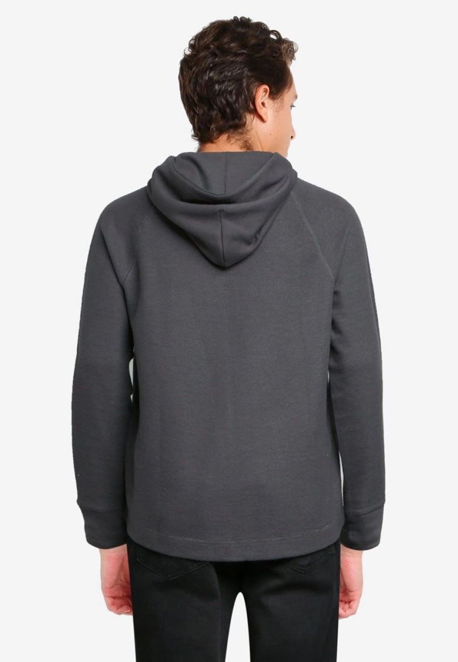 Men * | Banana Republic Brushed Waffle Hoodie