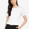 Women * | Banana Republic Luxe Crew Tee