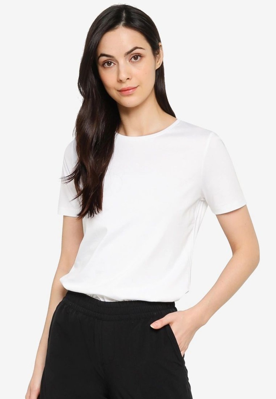 Women * | Banana Republic Luxe Crew Tee