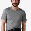 Men * | Banana Republic Lux Solid V Neck Tee