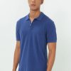 Men * | Banana Republic V Cotton Monogram Pique Polo Shirt