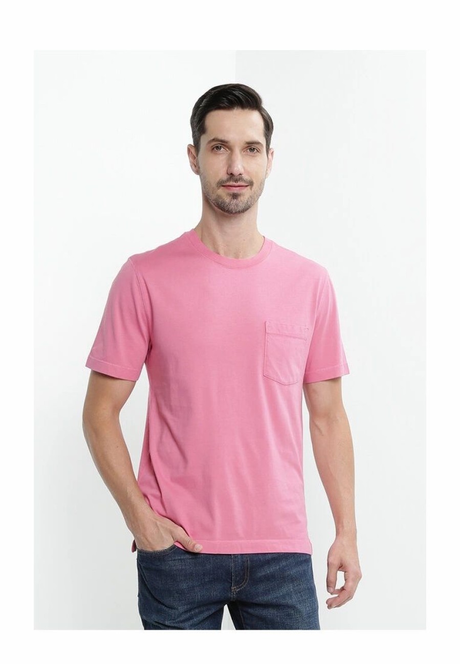 Men * | Banana Republic July Authentic Garment Dye Pocket Crew T-Shirt