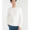 Men * | Banana Republic Brushed Waffle Crew Sweatshirt