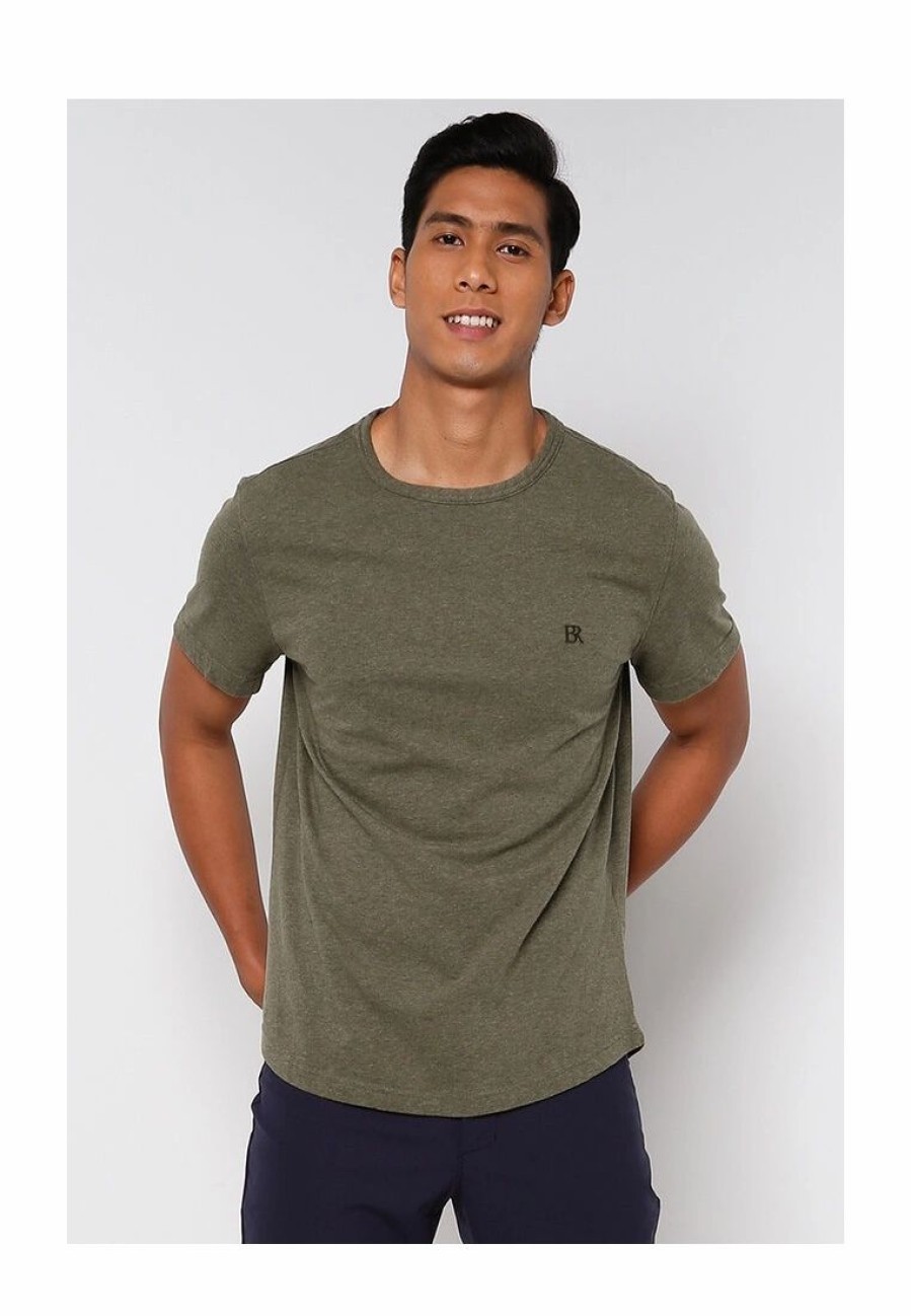 Men * | Banana Republic I Logo Sum Organic Softwash Curved Hem Tee