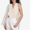 Women * | Banana Republic Sleeveless Satin Top