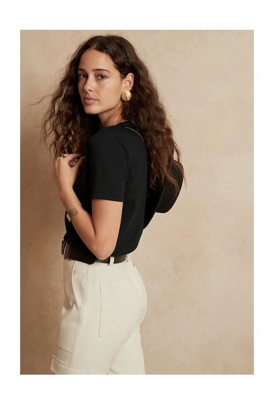 Women * | Banana Republic Basic Luxe Tee