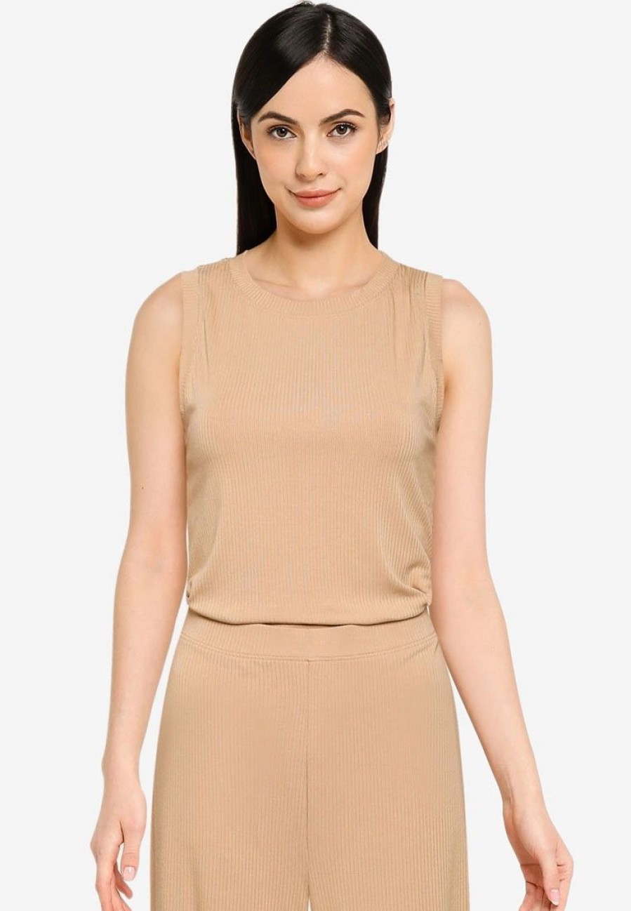 Women * | Banana Republic Rib Sleeveless Tank Top