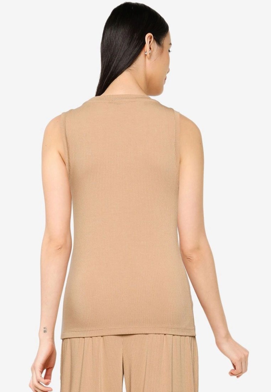 Women * | Banana Republic Rib Sleeveless Tank Top