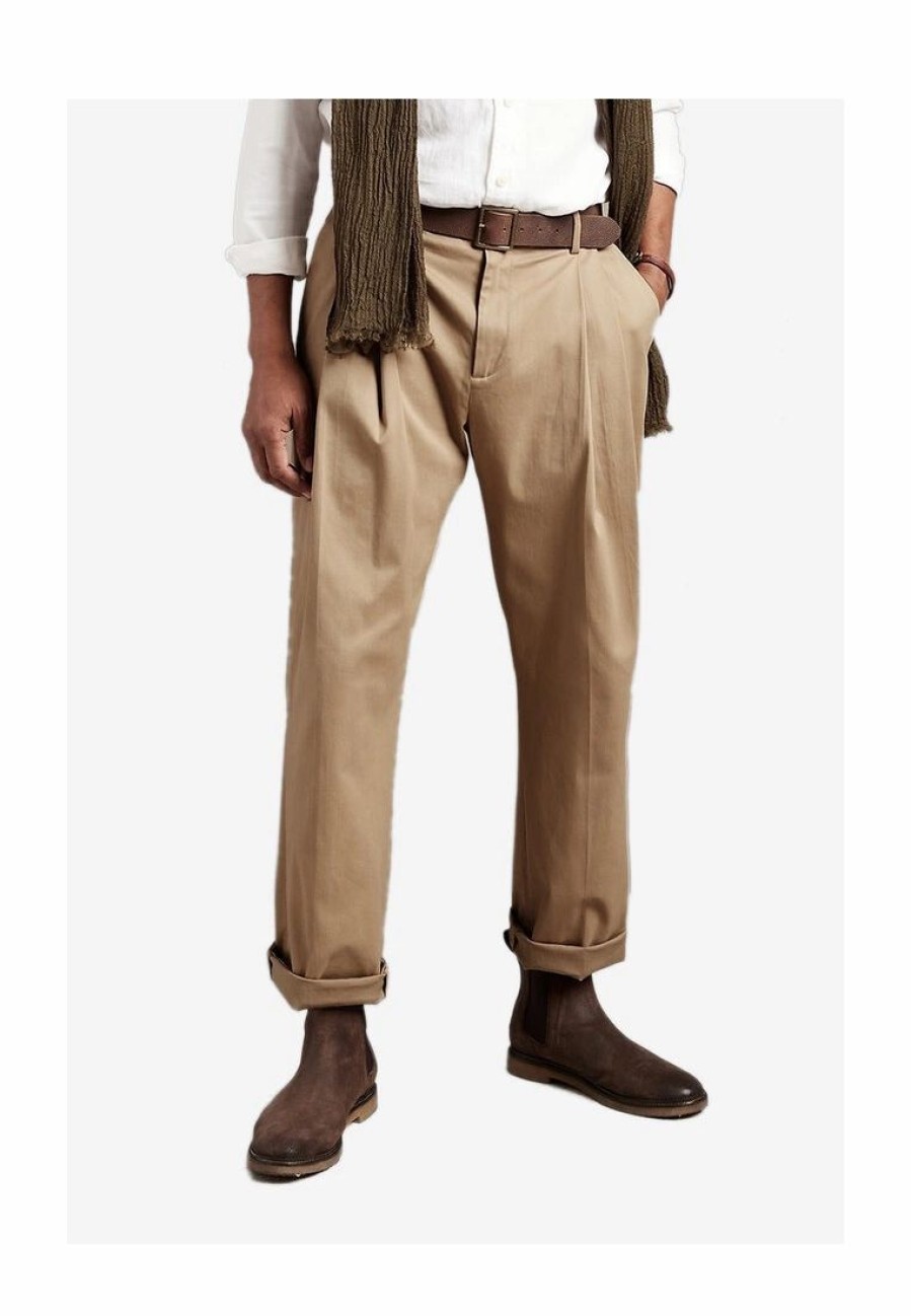 Men * | Banana Republic Archives Smithfield Pleated Rapid Movement Chinos