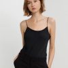 Women * | Banana Republic Sl Cotton Rib Cutaway Tank