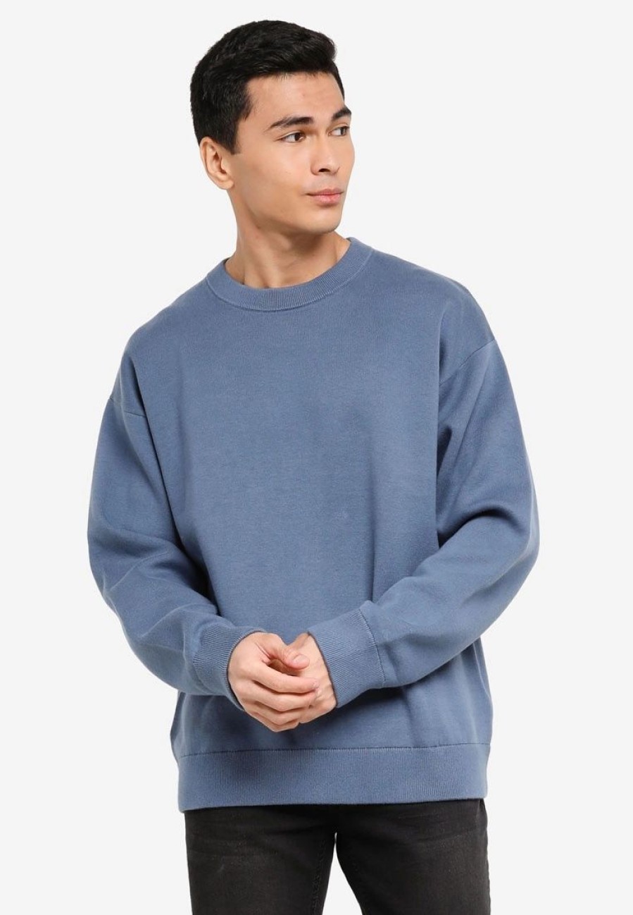 Men * | Banana Republic Organic Double Knit Crew Sweatshirt