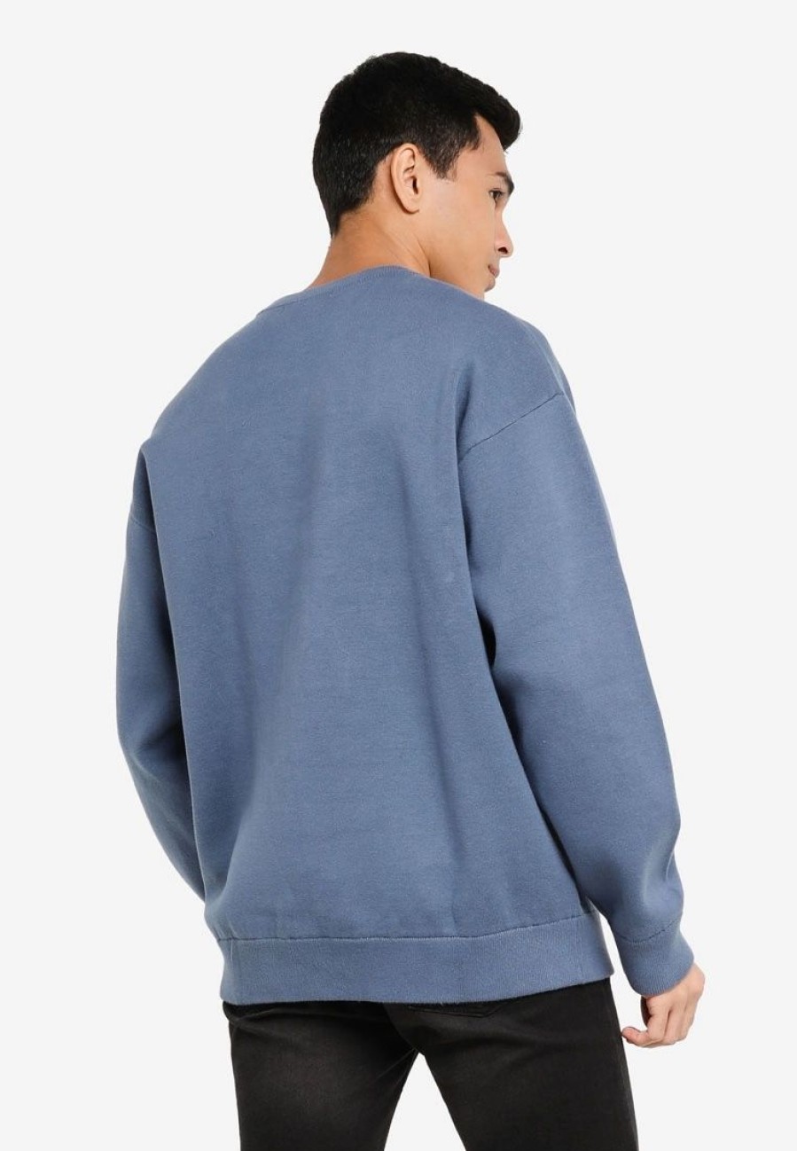 Men * | Banana Republic Organic Double Knit Crew Sweatshirt