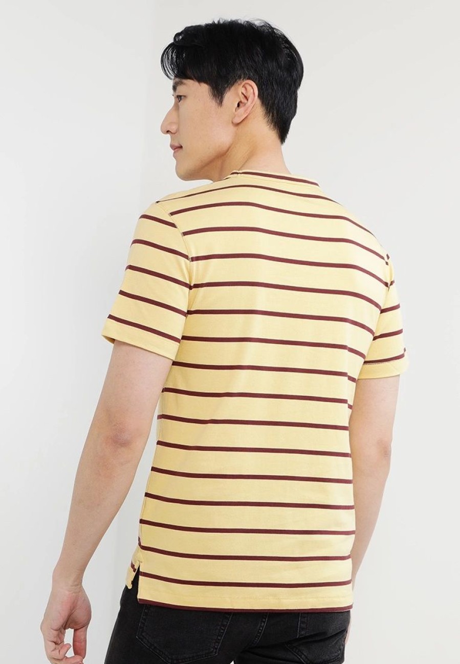 Men * | Banana Republic Authentic Signature Stripe T-Shirt