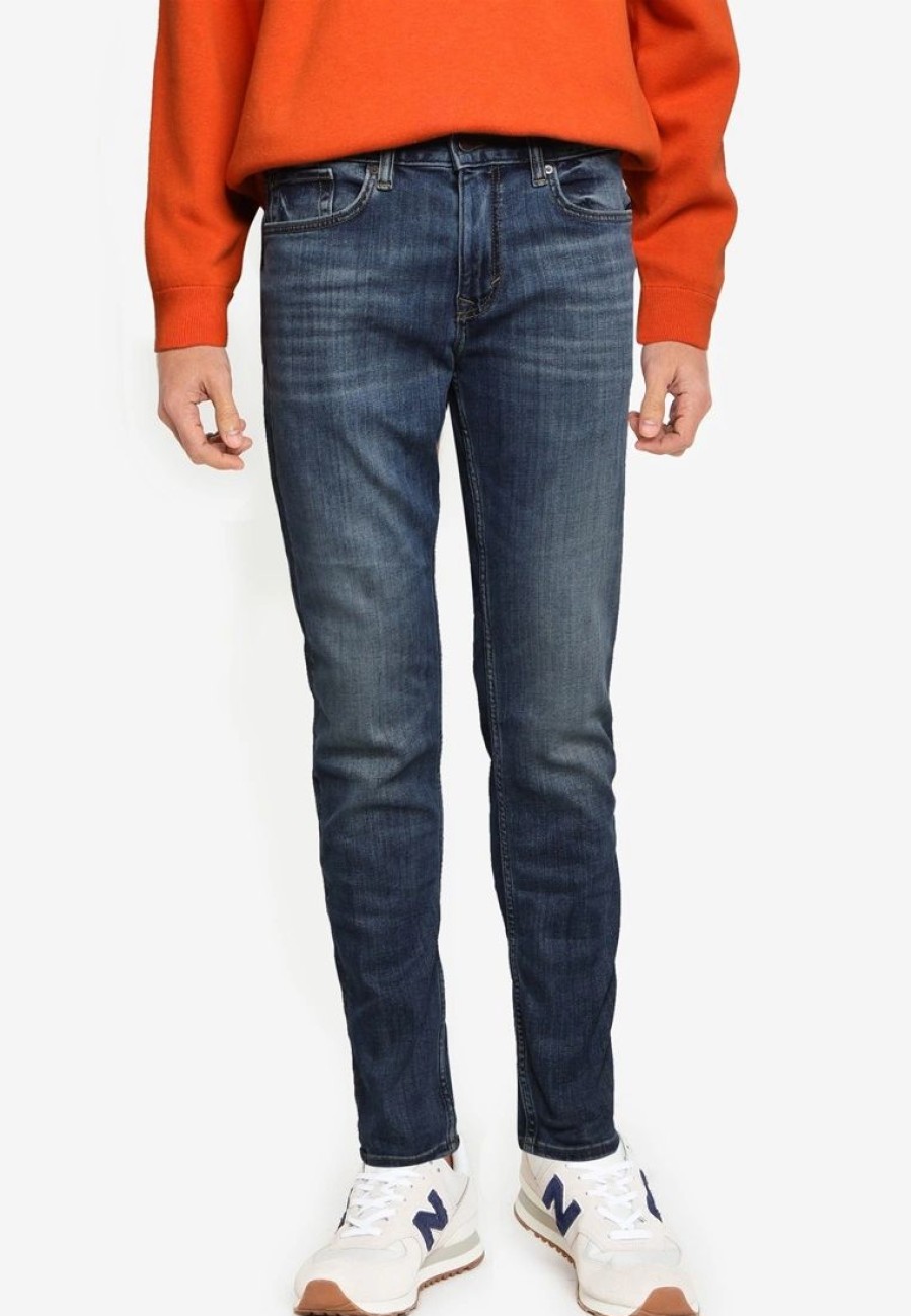 Men * | Banana Republic Slim Luxe Traveler Jeans