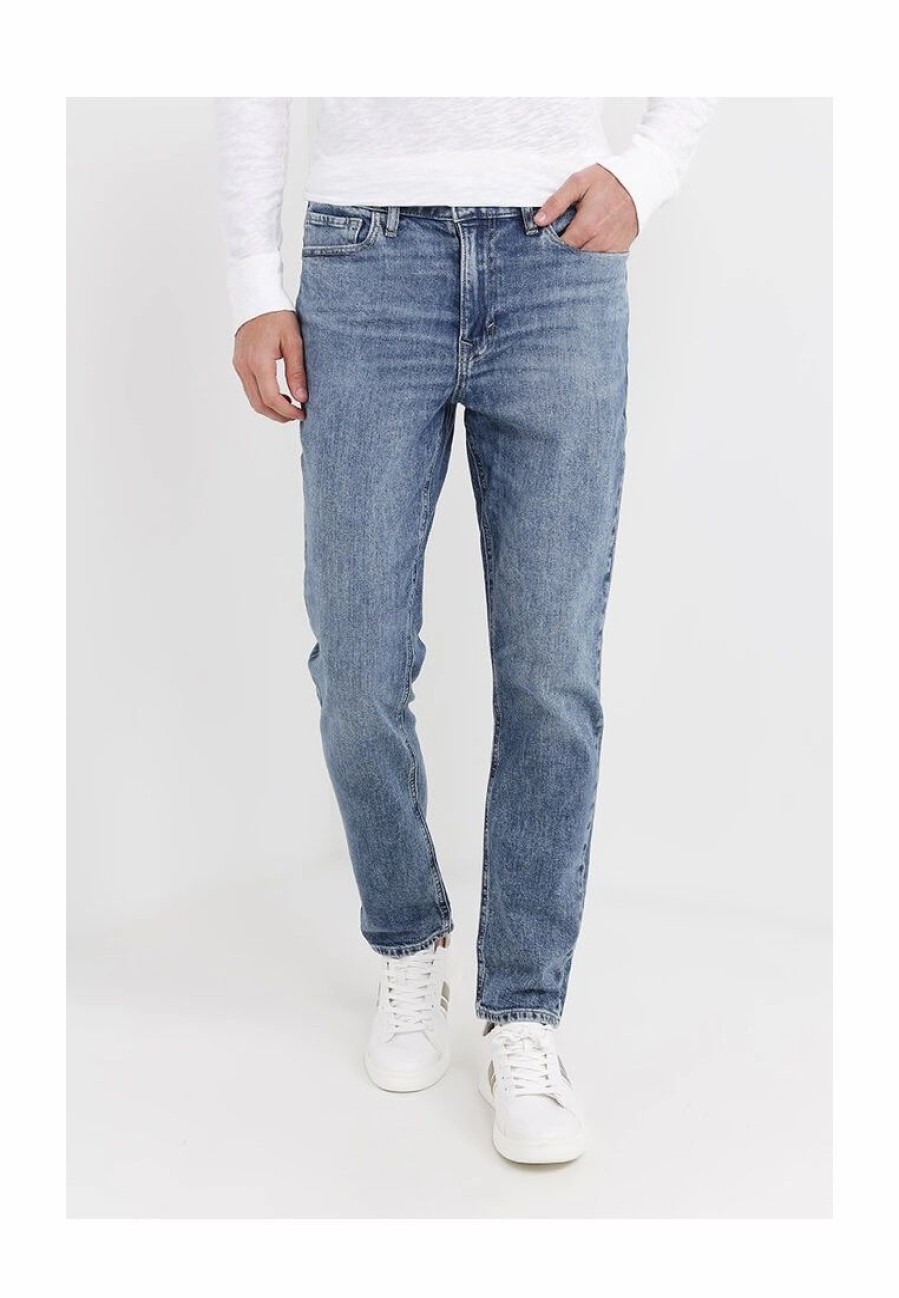 Men * | Banana Republic Slim Organic Denim Vintage Indigo Wash Jeans