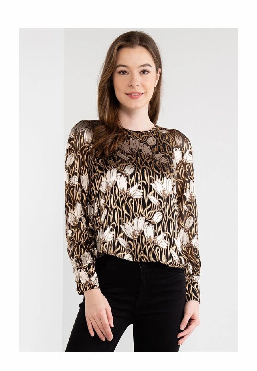 Women * | Banana Republic Slit Sleeves Blouse