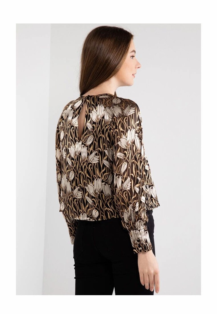 Women * | Banana Republic Slit Sleeves Blouse