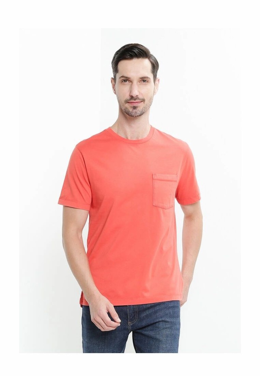 Men * | Banana Republic Summer Authentic Garment Dye Pocket Crew T-Shirt