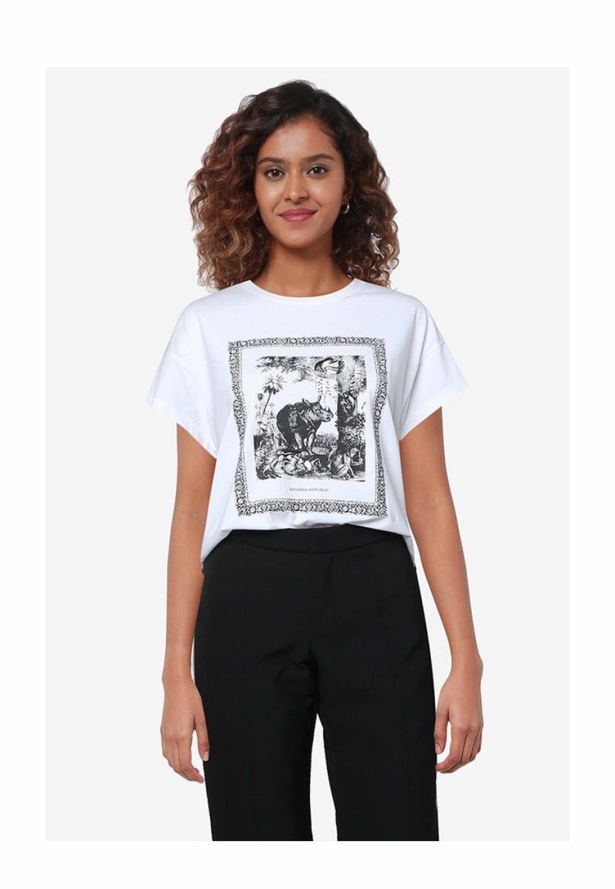 Women * | Banana Republic Animal Htg Graphic Tee