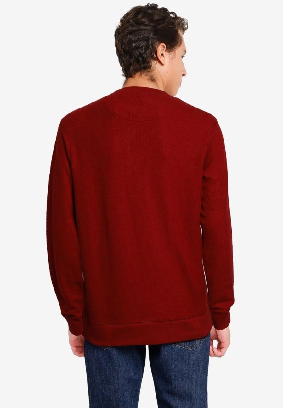 Men * | Banana Republic Brushed Waffle Crew