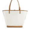 Women * | Banana Republic Large Canvas With Leather Trim Tote