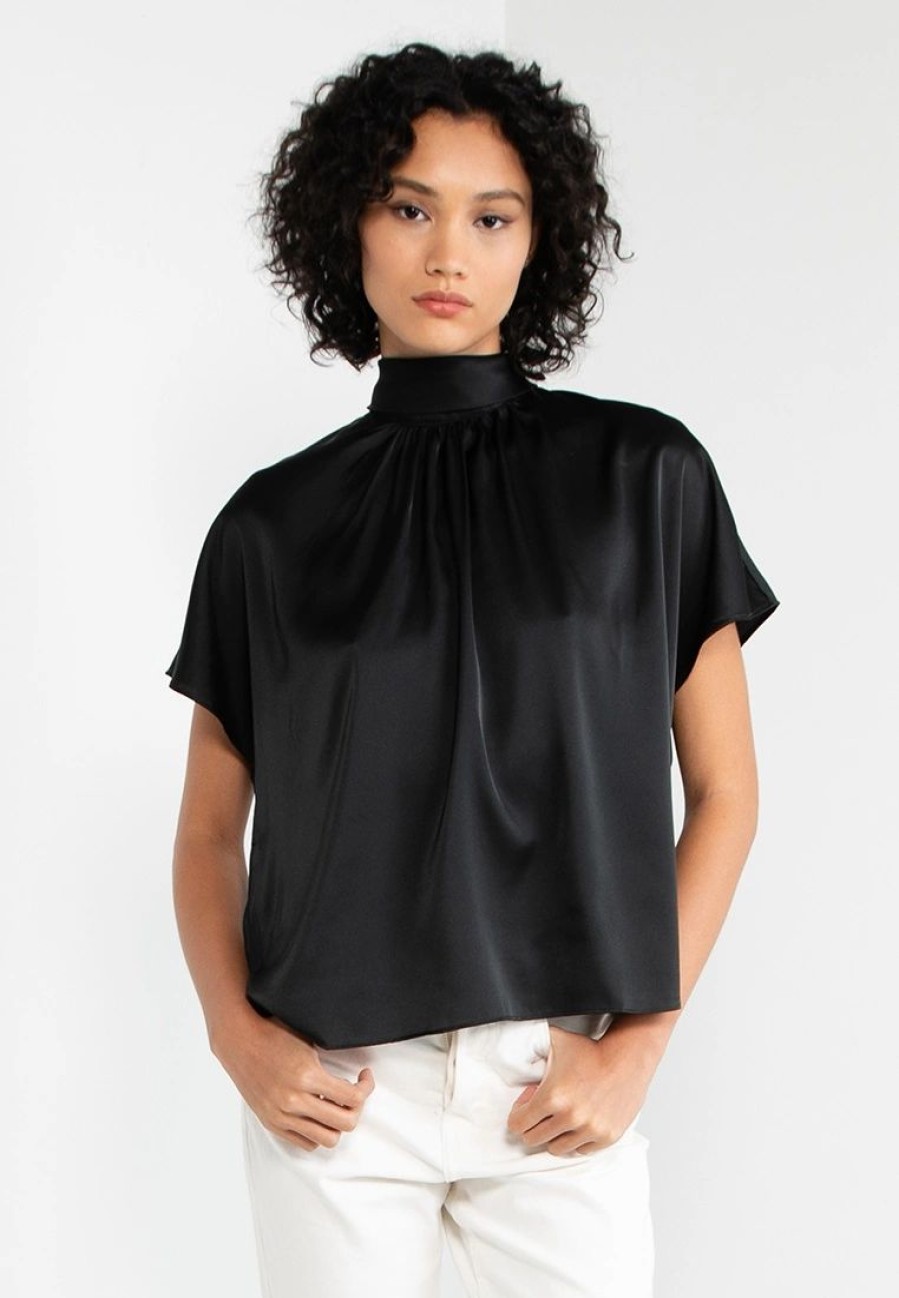 Women * | Banana Republic Scarf Neck Blouse