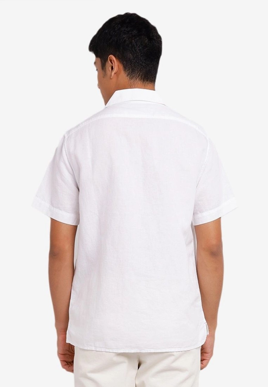 Men * | Banana Republic Linen-Cotton Resort Shirt