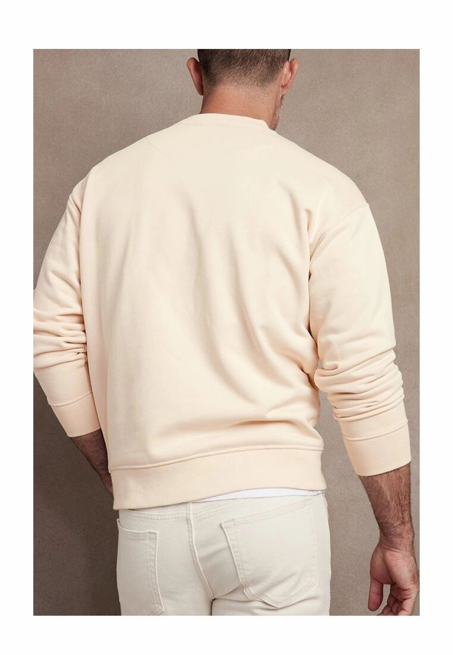 Men * | Banana Republic Exploded Logo Terry Sweatshirt