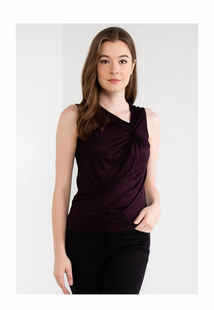 Women * | Banana Republic Silky Luxe Twist Top