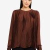 Women * | Banana Republic Pleated Blouse