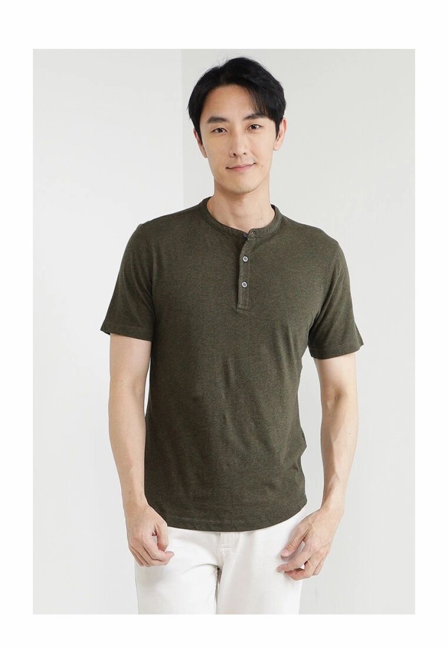 Men * | Banana Republic Soft Wash Henley T-Shirt